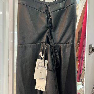 Good American Vacay Faux Leather Dress